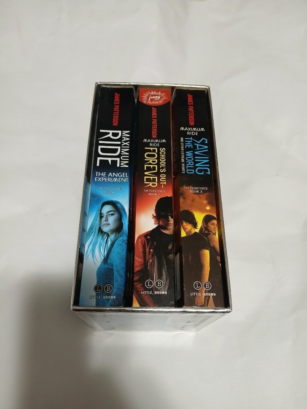 James Patterson Maximum Ride The Fugitives 3 Book Box Set The Angel Experiment